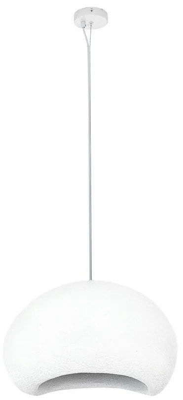 Lustra suspendata design decorativ Cloud alb 40cm