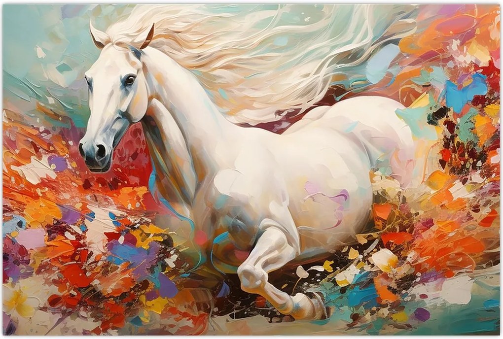 Tablou - Pictura unui cal (90x60 cm)