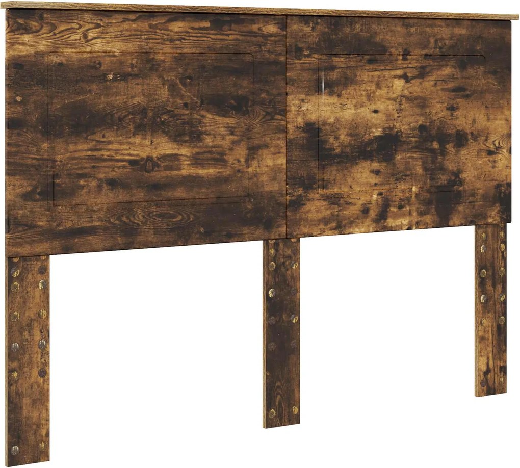 vidaXL Tăblie cap Stejar Afumat Lemn prelucrat