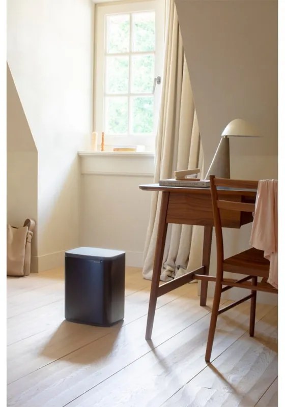 Cos de rufe Brabantia Bo Small 1006635, 12 L, Deschidere silentioasa si lina, Baza antiderapanta, Negru