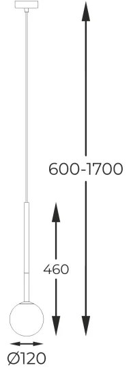 Lustră pe cablu Zuma Line P0574-01F-F7AA ARCTURUS 1xG9/4W/230V auriu
