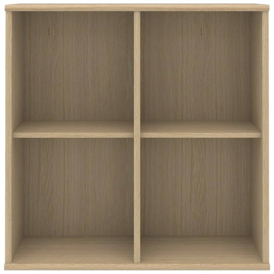 Etajeră / bibliotecă de perete cu aspect de lemn de stejar Mistral 025