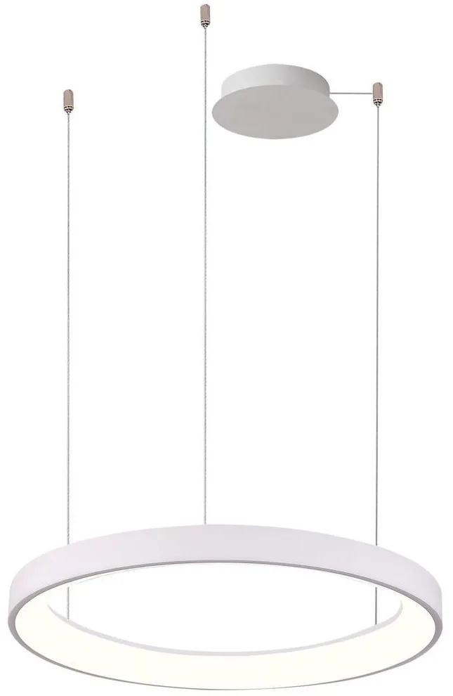 Lustră LED dimabilă pe cablu Azzardo AZ5015 AGNES LED/38W/230V d. 48 cm alb