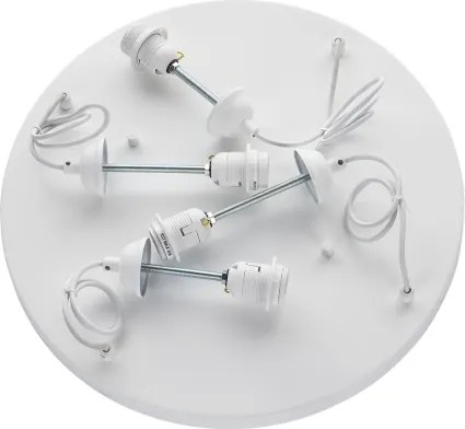 Brilagi - Lustru suspendat pe cablu WABI SABI 4xE27/40W/230V Ø 95 cm alb