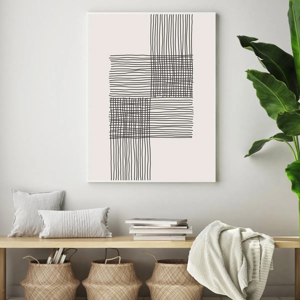 Poster - Abstracție pictată (A4)