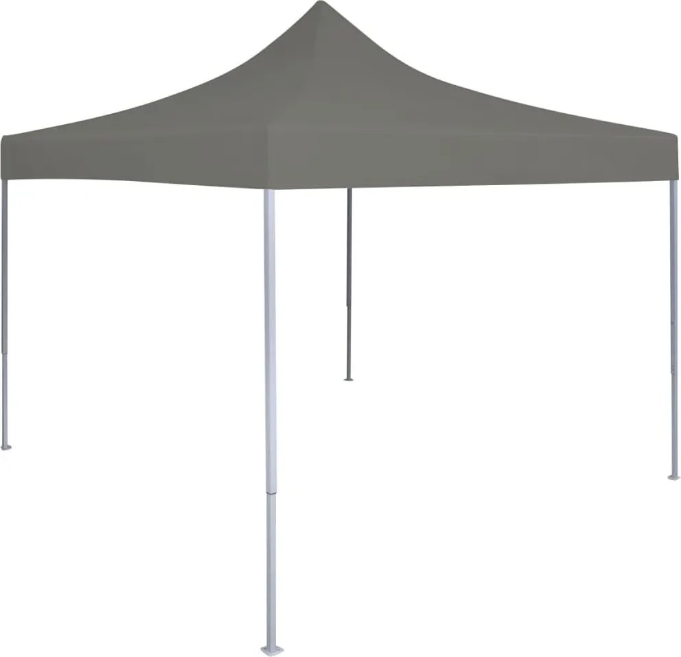 vidaXL Cort de petrecere pliabil pop-up, antracit, 3 x 3 m