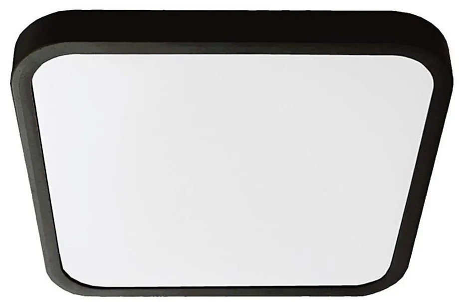 LED plafonieră baie 48W 230V IP44 3000K 42x42 cm negru