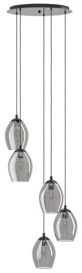 Lustră pe cablu ESTANYS 5xE27/60W/230V Eglo 39567