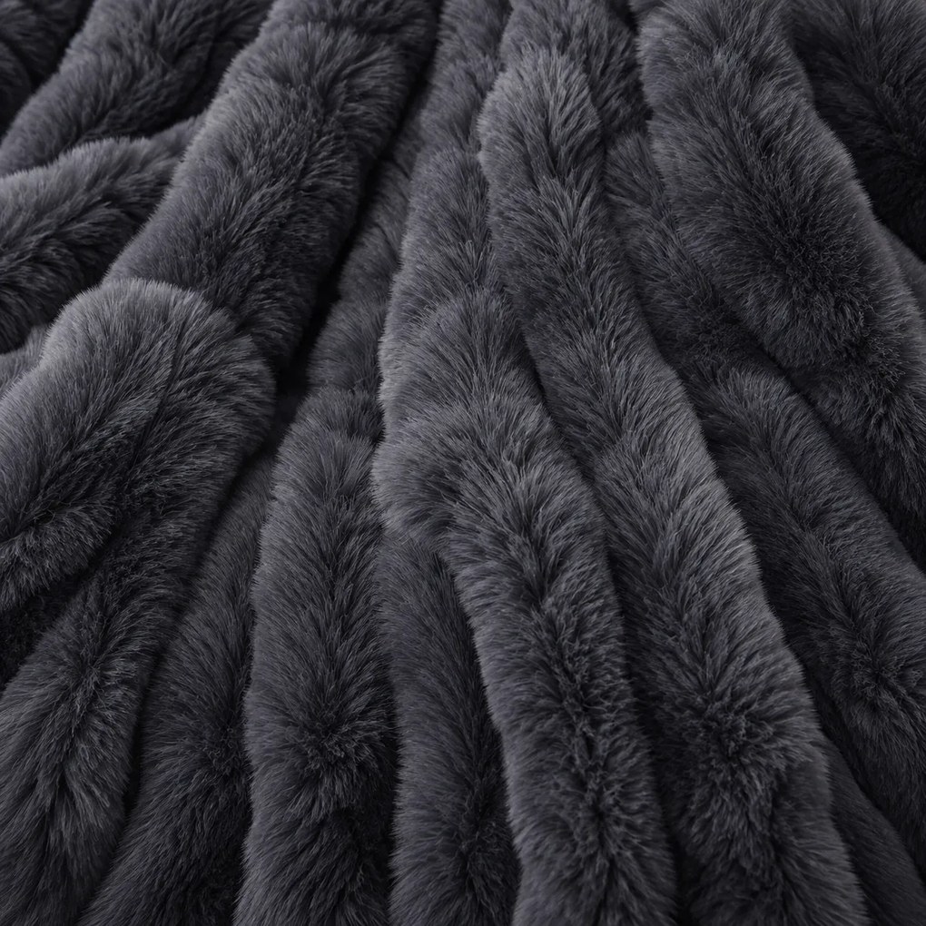 Pătură blană ecologică tip Chinchilla, 200x230 cm, CMI08