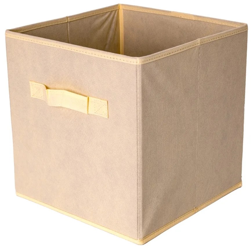 Cutie depozitare, Flex CreamBox, UnicUtil, 28 x 28 x 28 cm, Crem, UUORG13