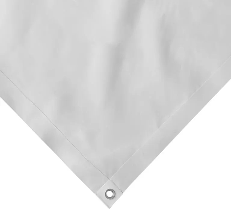 JAGO Prelata 650 g/m², ochiuri de aluminiu, alb, 3 x 6 m