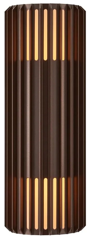 Aplica de perete exterior design nordic IP54 Aludra seaside brown