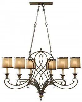 Candelabru clasic JUSTINE 6 becuri E14 Elstead FE/JUSTINE6 ISLE