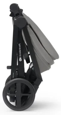 Cărucior de copii combinat 3 în 1 KINDERKRAFT NEWLY Moonlight grey + scaun auto MINK PRO