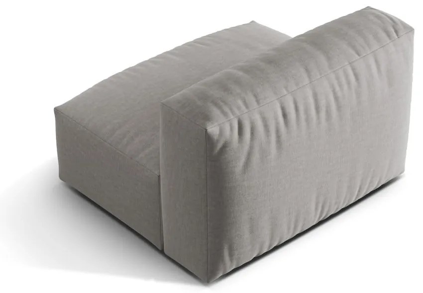 Modul pentru canapea modulară gri deschis (de mijloc) Martina – Micadoni Home