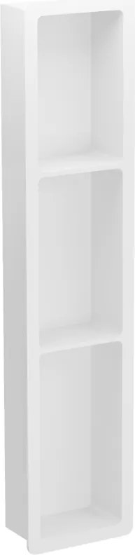 Mexen X-Wall-K poliță de nișă din conglomerat 93,2 x 20,7 cm, albă - 1900932010