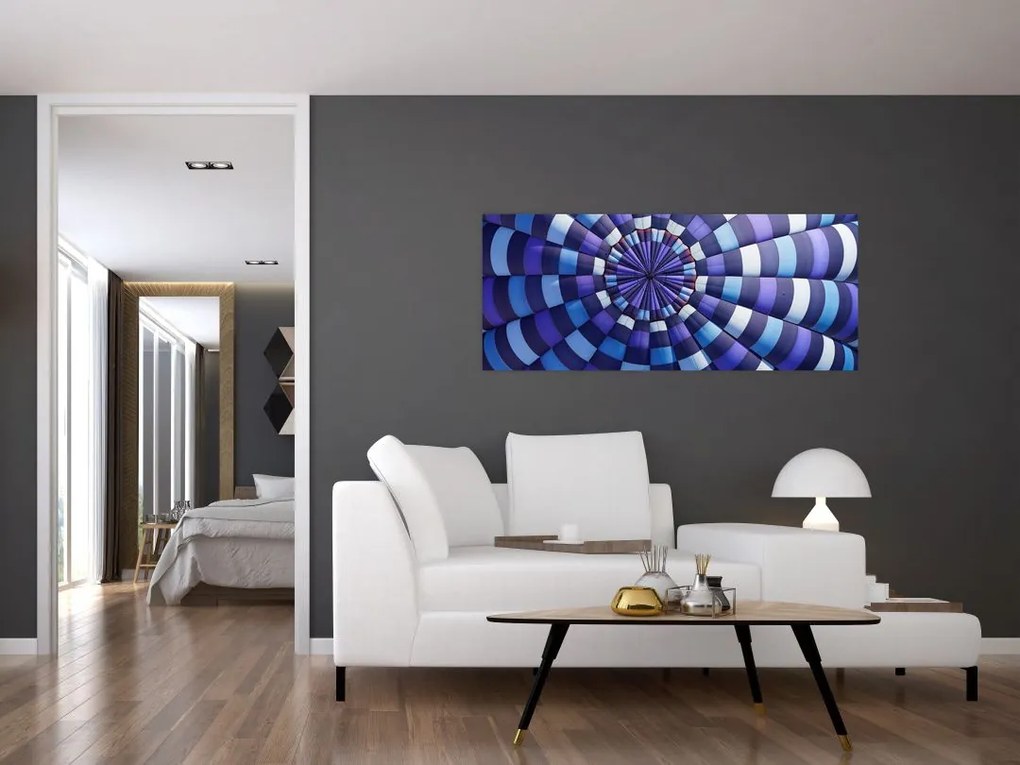 Tablou cu structura balonului zburător (120x50 cm)