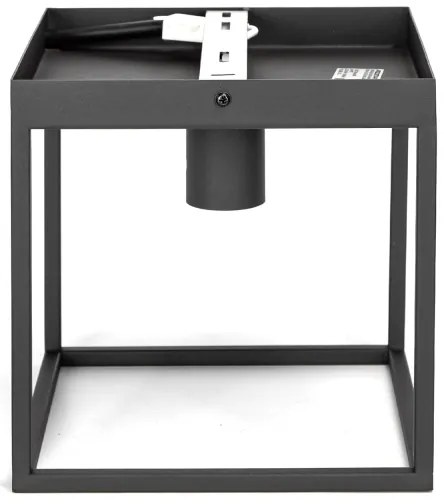 Plafonieră 1xE27/40W/230V negru Aigostar