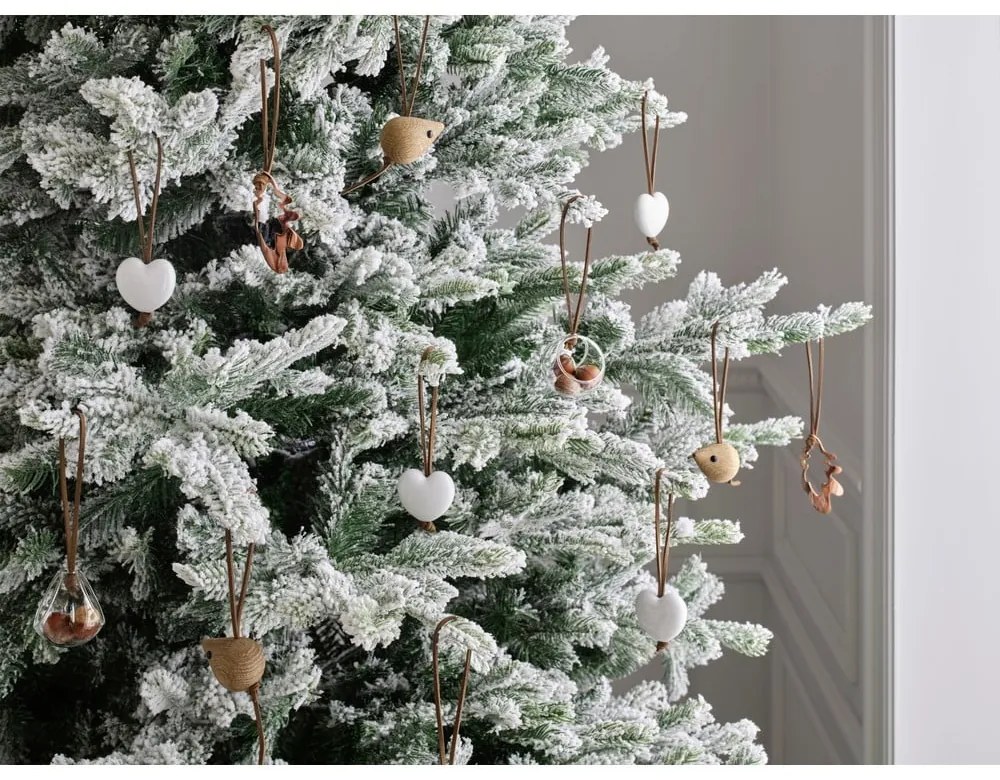 Decorațiune de Crăciun suspendată din lemn Kähler Design Nordic Tales