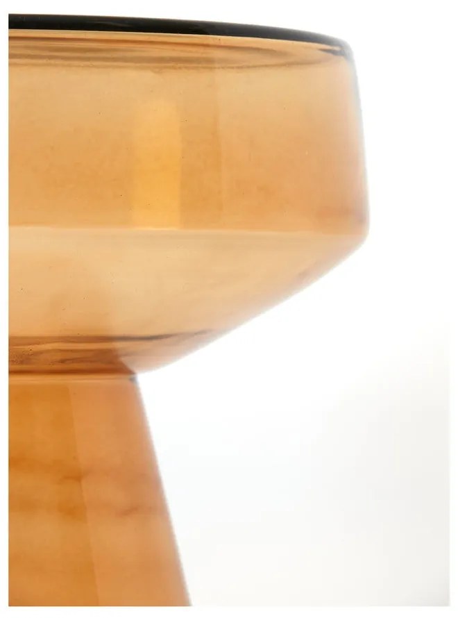 Măsuță auxiliară rotundă din sticlă ø 37 cm Dakwa – Light &amp; Living