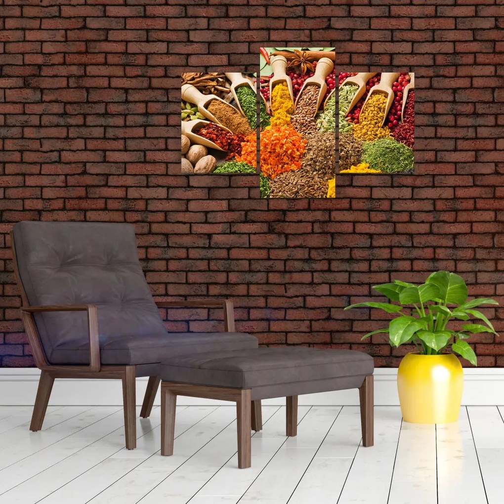 Tablou - Condimente din întreaga lume (90x60 cm)