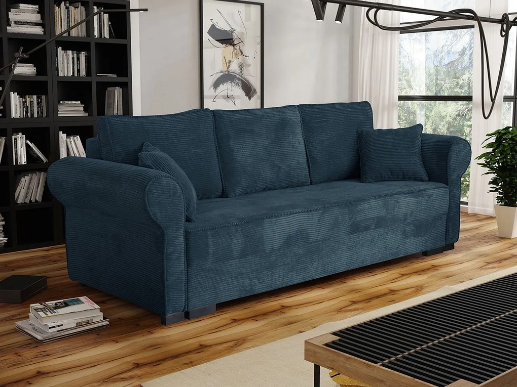 Canapea extensibilă Mosuria (Albastru închis) (cu sp. depozitare). Promo -17%. 1105575