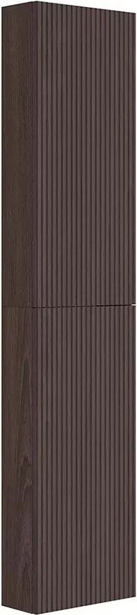 Dulap coloana mare Gala Canaletto suspendat nuc negru mat 2 usi batante 35 cm