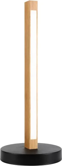 Lampă LED de birou VERDE LED/10W/230V 3000K stejar/negru