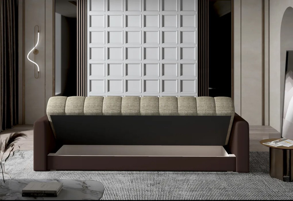 Supermobel Canapea tapitata extensibila GARETT, 210x90x85, sawana 14/soft 17