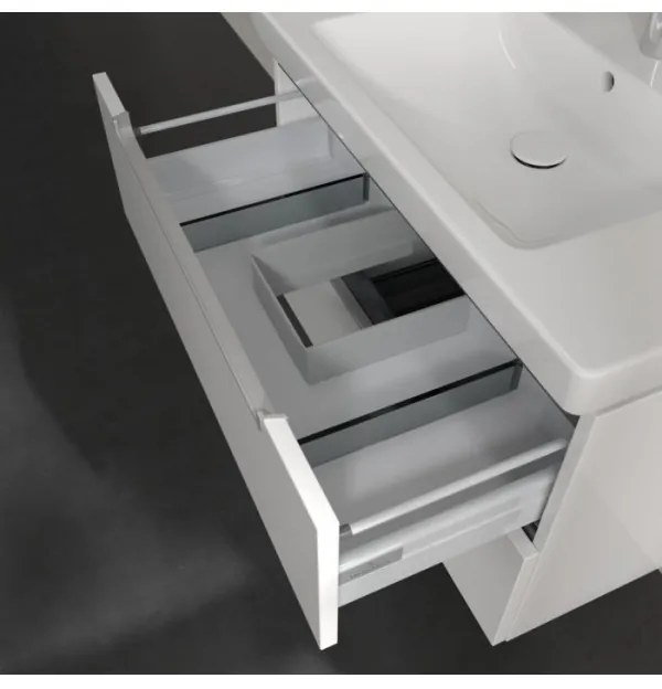 Dulap baza suspendat, Villeroy&amp;Boch Subway 2.0, 78.7x44.9x52cm, alb lucios, A69600DH