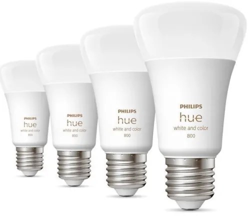 SET 4x bec LED dimabil Philips Hue WACA E27/6,5W/230V 2000-6500K