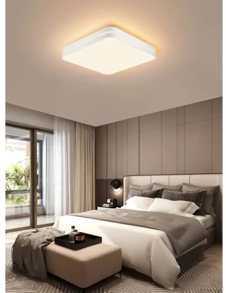 Plafonieră LED dimabilă PERFECTO 24W/230V Wi-Fi Tuya Immax NEO 07155-W30 + telecomandă