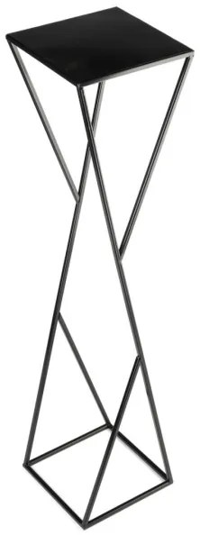 Suport de flori LOFT 100x23,5 cm negru