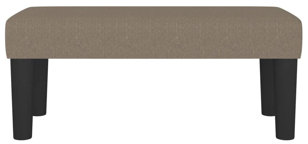 Banca, gri taupe, 70x30x30 cm, textil Gri taupe, 70 x 30 x 30 cm