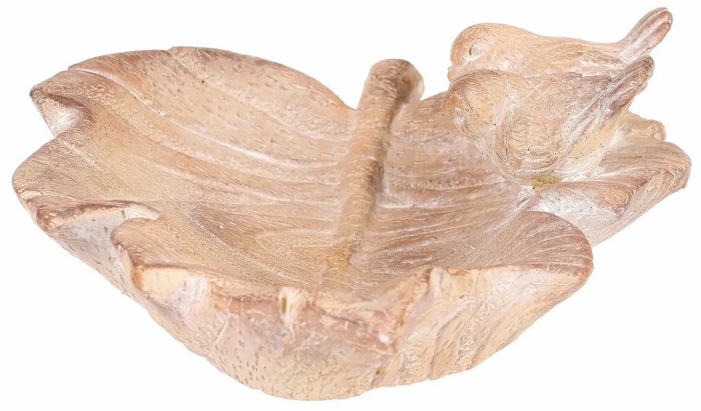 Adăpătoare pentru păsări Frunză de pasăre,ceramică MgO 21 x 18 x 7 cm