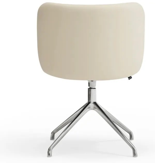 Scaun de sufragerie bej tapițat Mogi – Teulat