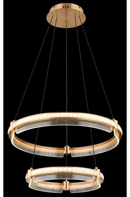 Lustra LED suspendata design circular cu telecomanda BLONDIE
