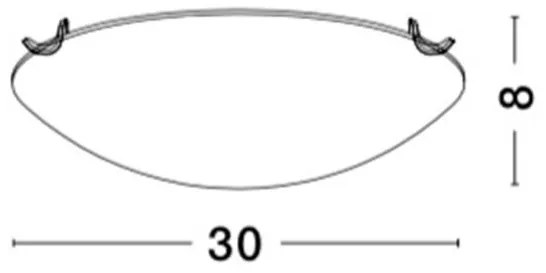 Aplica perete sau tavan Quale 30cm NVL-8361601