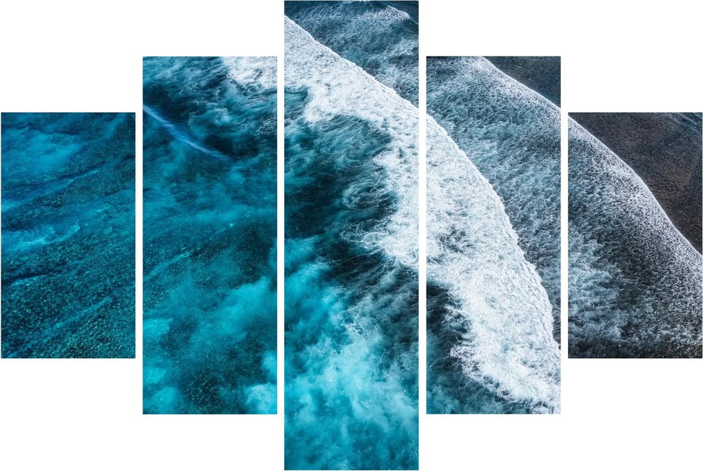 Tablou - Valuri pe mare (150x105 cm)