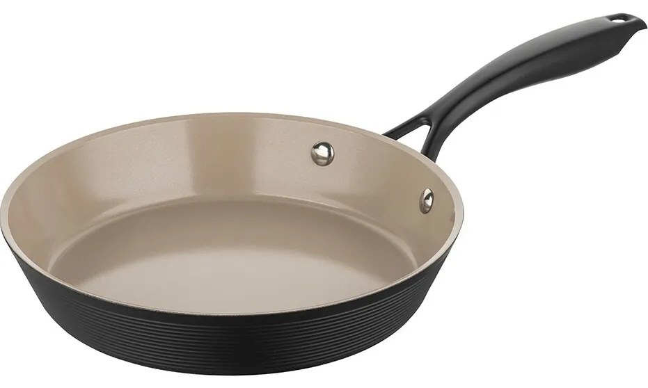 Florina Tigaie din aluminiu Carina Black 24 cm, diam. 24 cm