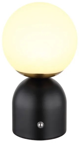 Globo 21006S - Lampă de birou LED tactilă JULSY, dimabilă, 2,5W, neagră