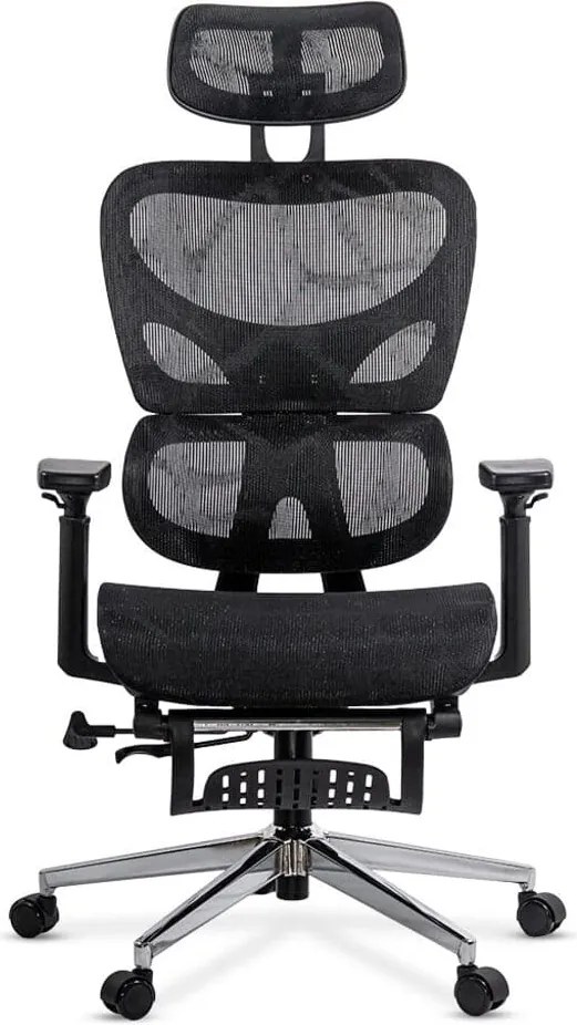 Scaun Ergonomic Multifunctional Cu Suport Lombar SYYT 9508 negru