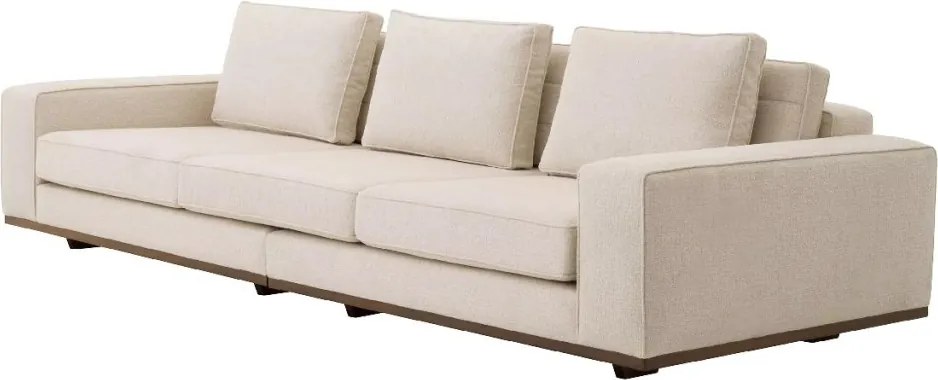 Canapea 3 locuri eleganta design LUX Aurora L, Nuoro beige