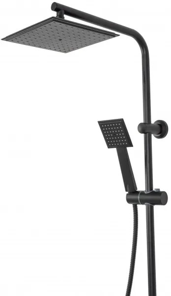 REA-P0636 - Set de duș BRAVO, negru mat