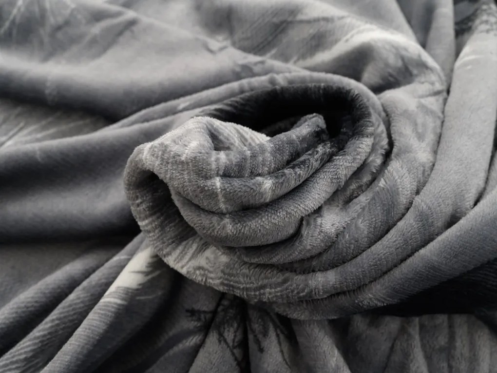 OFERTA Lenjerie cocolino VELSOFT gri calitate II Dimensiune lenjerie de pat: 70 x 90 cm | 140 x 200 cm