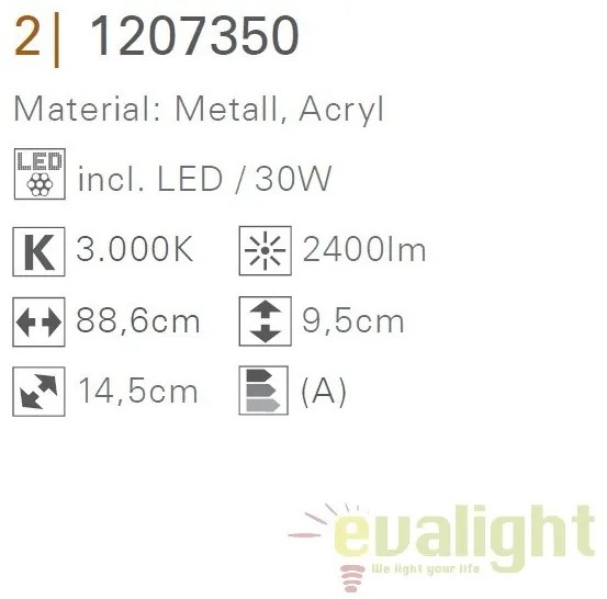 Lustra LED design modern Dubai 1207350 NV