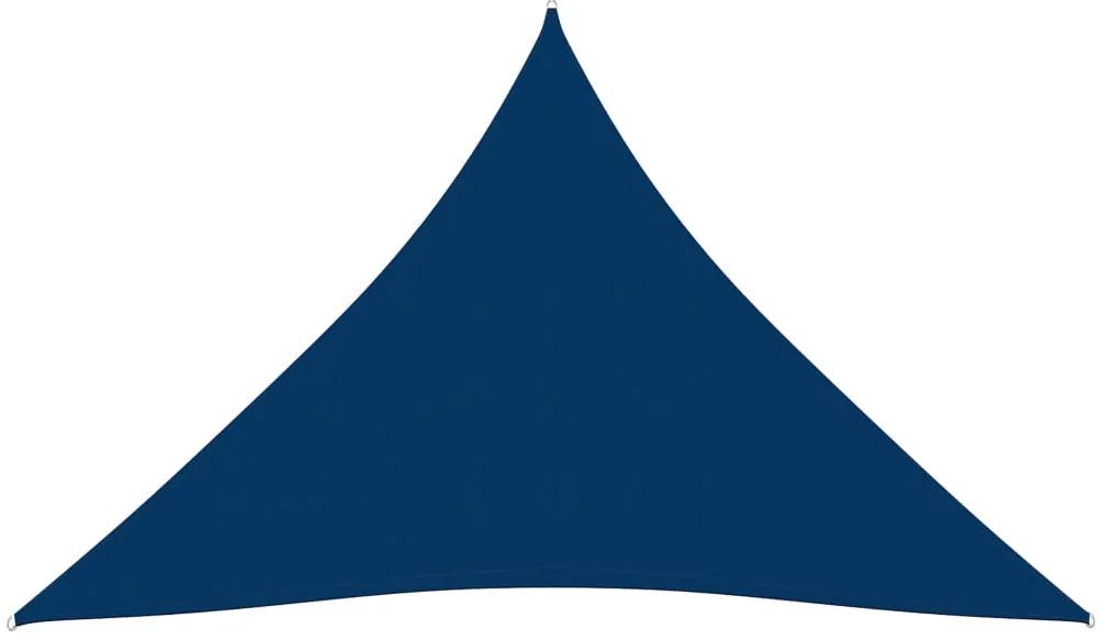 Parasolar, albastru, 5x7x7 m, tesatura oxford, triunghiular Albastru, 5 x 7 x 7 m