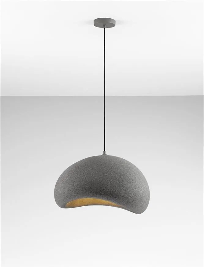 Lustra suspendata design modern, Stone Gray, AERE, L 50cm