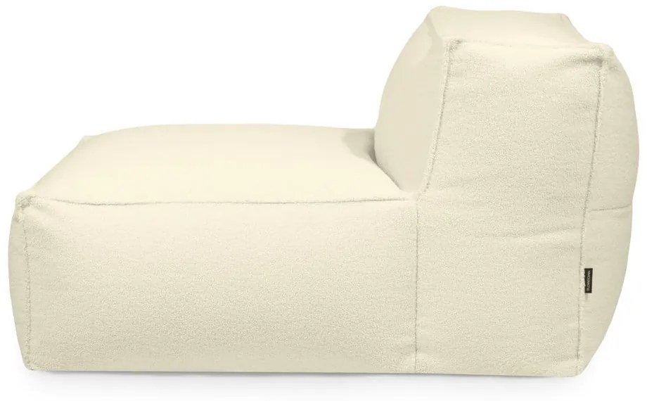 Fotoliu bean bag maro cu tapițerie din țesătură bouclé Mass Open Modul 90 – SLOWDOWN