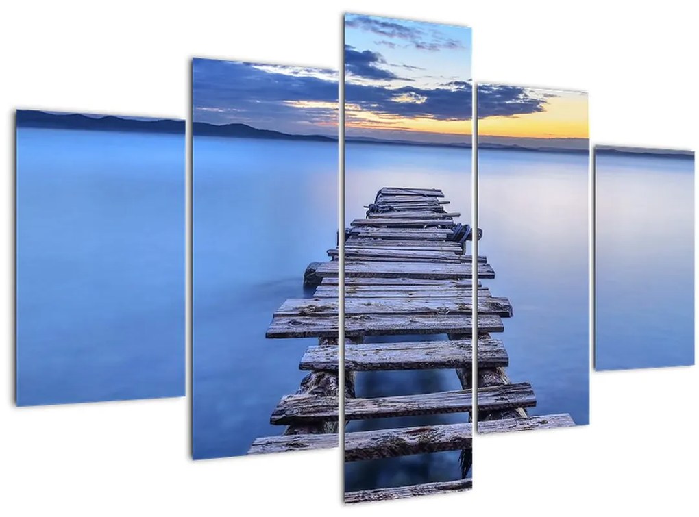 Tablou - Ponton, Zadar, Croația (150x105 cm)